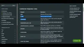 🌐 Exploring the CoinGecko Website and API Documentation
