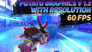 How to get potato graphics in pubg mobile v 1.3 | new update | lag fix | 60 fps |.