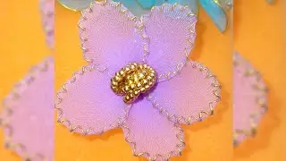 How to make a #Nylonstocking #flower #2021/ #Flower #making #short / #Diy #flower #Short🤩