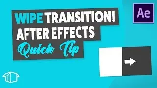 Переход со стиранием слоя &mdash; Учебное пособие по After Effects, краткий совет
