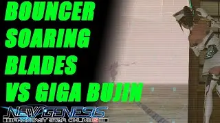 PSO2:NGS Solo Bouncer Soaring Blades Only vs Giga Bujin 4:17 (NO DAMAGE TAKEN)