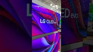 LG C4 Vs C3 Oled TV display at Costco