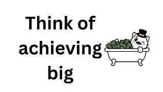 Always Think of achieving something big #work #hope #sbo #sbotvm #workfromhome