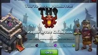 Clash Of Clans | TOWN HALL 9 QUEST TO 3600 MADE CHAMPS no 1 PLAYER GETTING ATTACKED BY MASTERS !