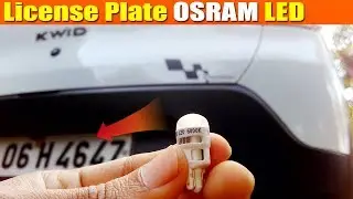 LED License Plate Light DIY - Cool White 12V - Renault Kwid