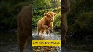 COW TRANSFORMATION #cowcantbebig #cowmeme #trollface #trollingmeme #funnytransformation