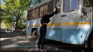 I'm taking the bus home ! Пригнала автобус КаВз из Иркутска!