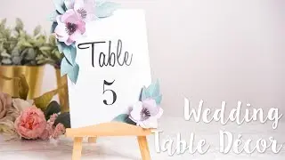 DIY Tropical Lei Table Numbers - Sizzix