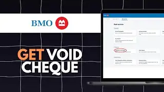 How to Get a Void Cheque from BMO Online