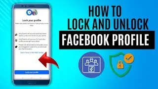 How to Lock Your facebook profile and unlock 2024