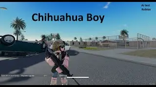 Roblox game play of AI test