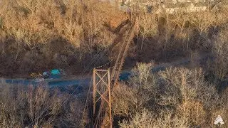 Sidaway Bridge in Cleveland &bull; 4k Drone Footage &bull; Closed after Hough Riots
