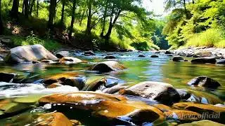 Flowing River Sounds for Deep Sleep (No Music)