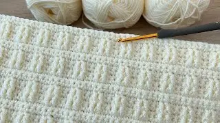 👌🏻💥wonderful💥 for blanket bags and sweaters / very easy crochet for beginners in crochet pattern