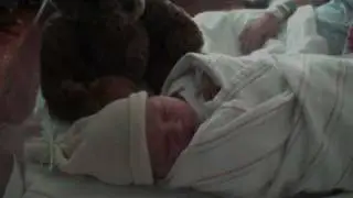 Kaylie in the hospital
