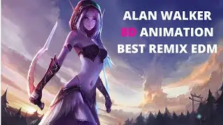 (GMV) ALAN WALKER 2020 BEST 8D ANIMATION EDM REMIX