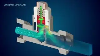 CFD simulation of a spring loaded pressure safety valve with Siemens Simcenter STAR-CCM+