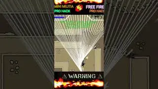 FREE FIRE PRO HACKER VS MINI MILITIA PRO HACKER 😱