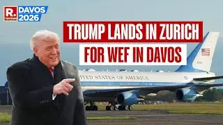BREAKING: President Donald Trump Lands in Zurich To Attend World Economic Forum in Davos