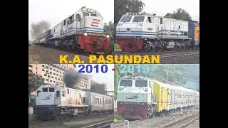 Perjalanan Waktu KA Pasundan  2010-2019 ( Full HD 1080 )