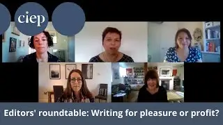 Editors' roundtable: Writing for pleasure or profit?