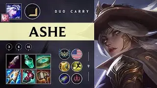 Ashe ADC vs Draven - NA Challenger Patch 25.24