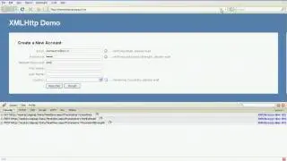 XMLHttpRequest object demo
