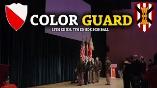Military Color Guard Presentation | Army Ball Ceremony Highlights