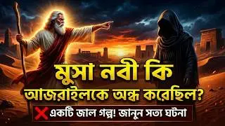 মূসা (আ.) মৃত্যু-ফেরেশতাকে চড়? | Musa & Angel of Death | Truth Revealed