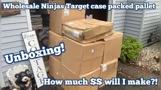Unboxing ANOTHER Wholesale Ninjas Target Case Packed Pallet! Will I Profit Off of it?