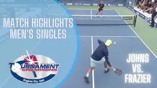 Ben Johns vs. Dylan Frazier - 2022 Tournament of Champions - Men's Singles GOLD Match Highlights