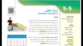 درس دوال التغير الصف الثاني ثانوي الفصل الدراسي الثاني.