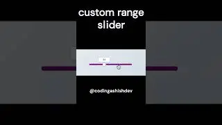 Custom range slider 