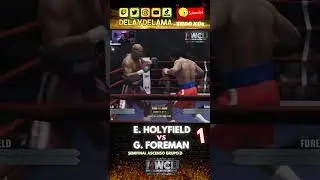 #highlights 🥊 &iexcl;MUCHA SANGRE! B [WCL] Evander Holyfield VS Goerge Foreman [1]