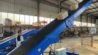Movable Belt Conveyor for Loading Unloading Cartons/Bags and Stacking in Warehouse