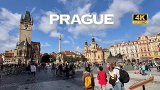 [4K] Prague Czechia 🇨🇿🐧 Walking Tour