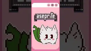 Aseprite - Animated Pixel Floof Mascot Stream Avatars Time Lapse