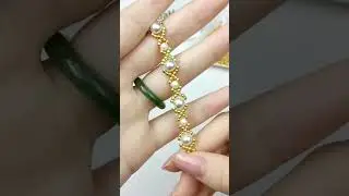💕How to Make a Pearl Beaded Bracelet That Looks Expensive!✨ #pearlbracelets #pearl #pearljewelry