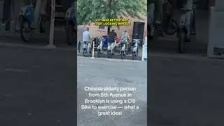 Chinese Elderly In New York Are Using Citi Bike To Exercise