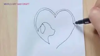 One line Art || Easy Drawing Step by Step