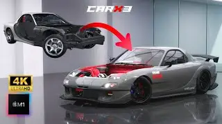 Создание роторного двигателя RX7 с нуля! Полное руководство по сборке и настройке (CarX Drift Rac...