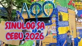 Sinulog Festival in Cebu 2026 I walking going to Sto.  Ni&ntilde;o Church 