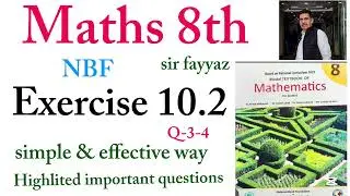 Maths class 8th | exercise 10.2 | ex 10.2 | Q-3-4| NBF | unit 10 | Practical Geometry | grade 8