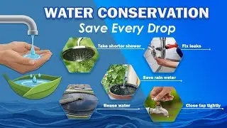 Water Conservation Save Our Future !! Water Is Life