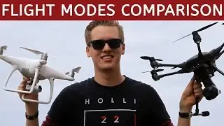 CRASH while comparing flightmodes | DJI Phantom 4 vs Yuneec Typhoon H