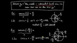 Arcusfunktioner del 1 - introduktion av arccos