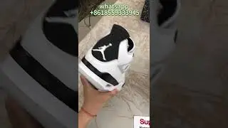 Jordan 4 Military Black White Unboxing # Shorts #