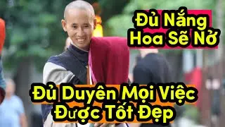 #140 Đủ Nắng Hoa Sẽ Nở Đủ Duy&ecirc;n Để L&agrave;m Được Việc Tốt &ndash; Tin Tức Về Sư Minh Tuệ Mới Nhất | TrỌC PH&Uacute; TV