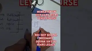 Mobile hardware software chip card micro level repair course in indiarex instituteinbhopal9893266819