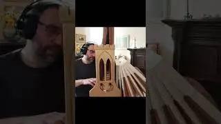 Badinerie by Bach with my Homemade portative Organ #shorts
